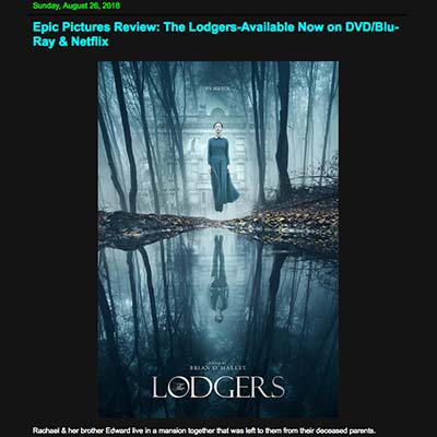 Epic Pictures Review: The Lodgers-Available Now on DVD/Blu-Ray & Netflix